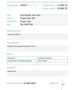 Alternative view of Nandrolone Decanoate 300 – Proper Labs