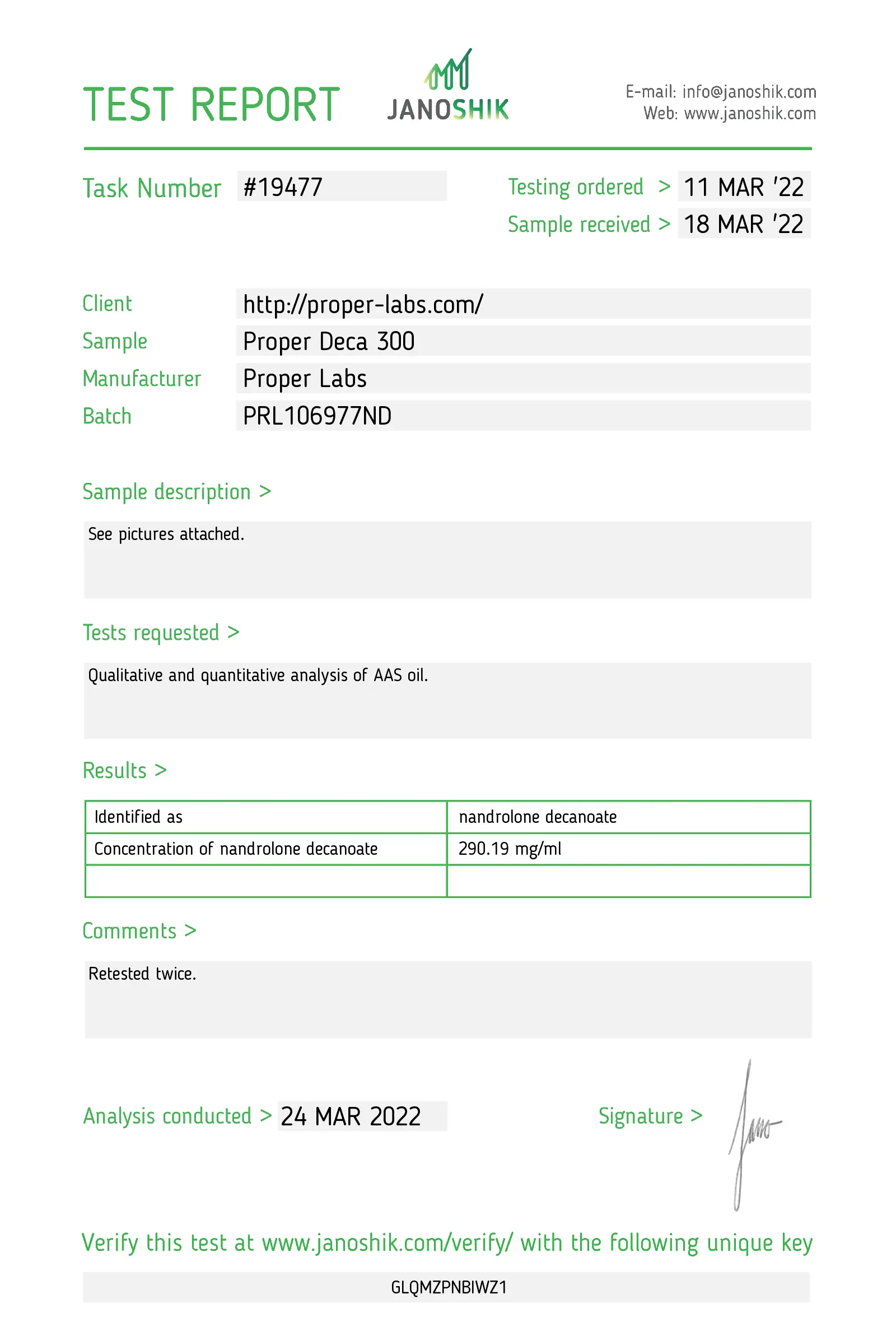 Nandrolone Decanoate 300 – Proper Labs - Imagen 2