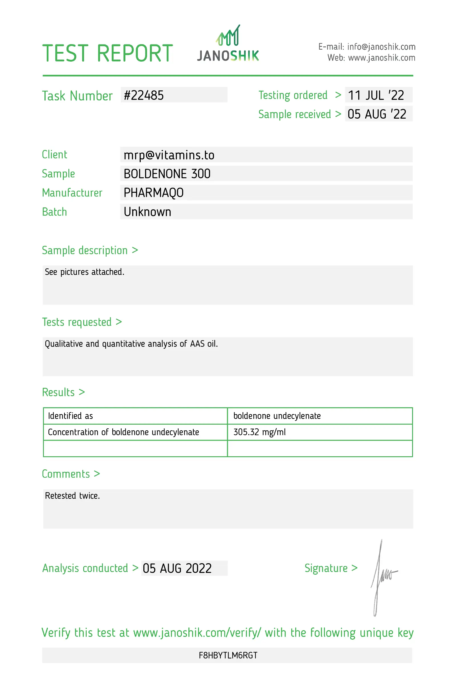 Boldenone 300 – Pharmaqo Labs - Imagen 6