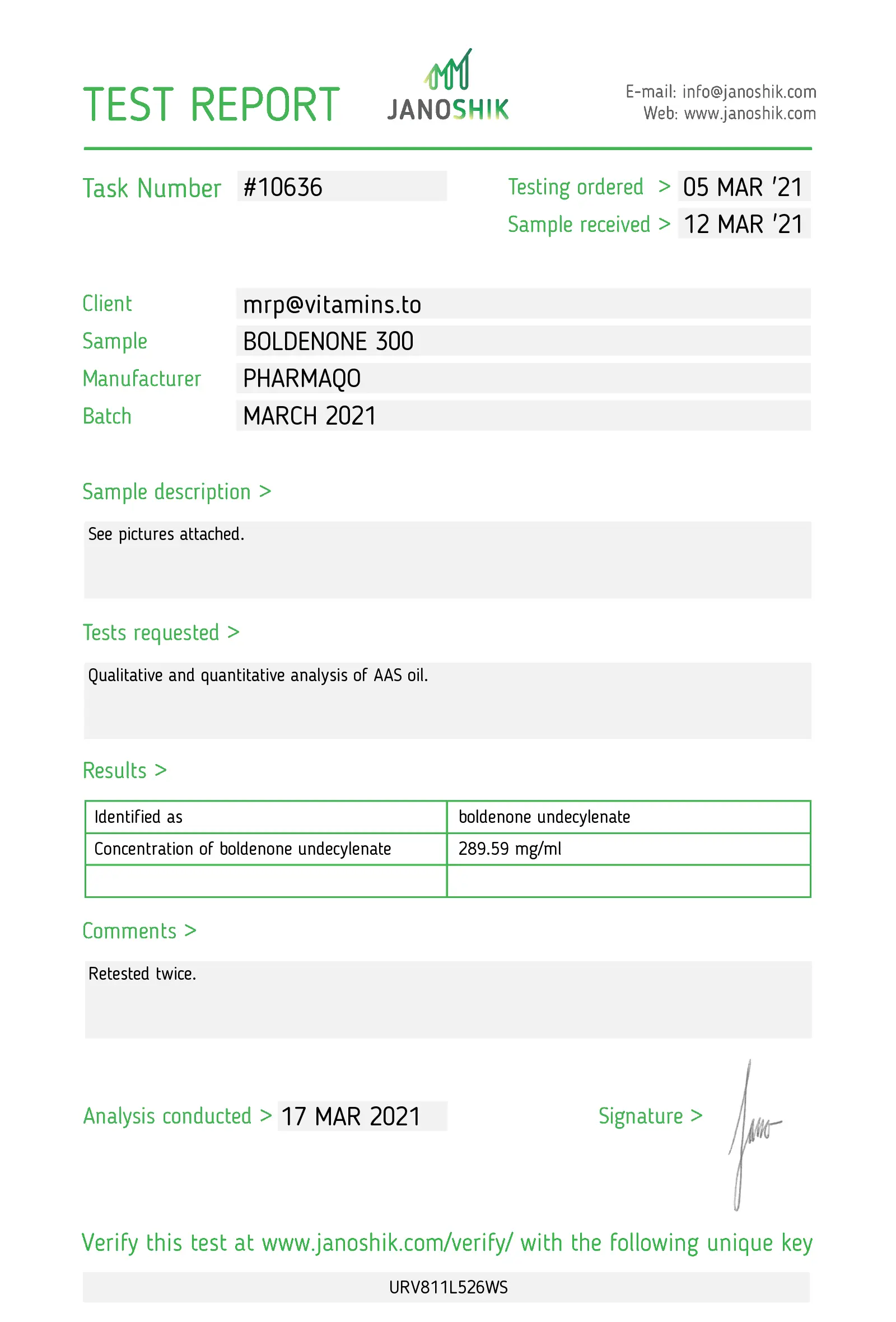 Boldenone 300 – Pharmaqo Labs - Imagen 5