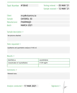 Alternative view of Oxydrol – Pharmaqo Labs