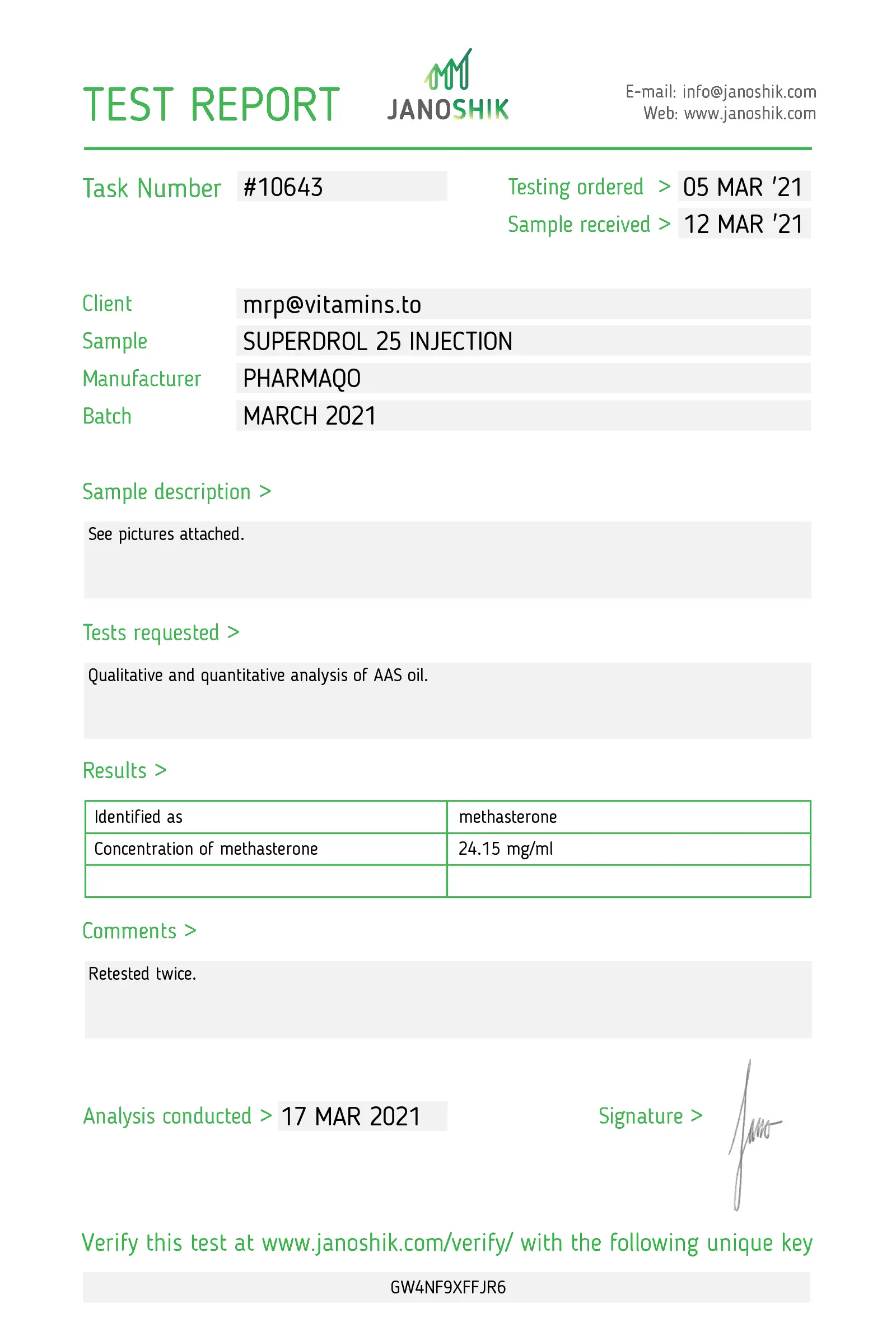 Superdrol 25 – Pharmaqo Labs - Imagen 2