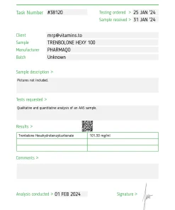 Alternative view of Trenbolone Hexy – Pharmaqo Labs