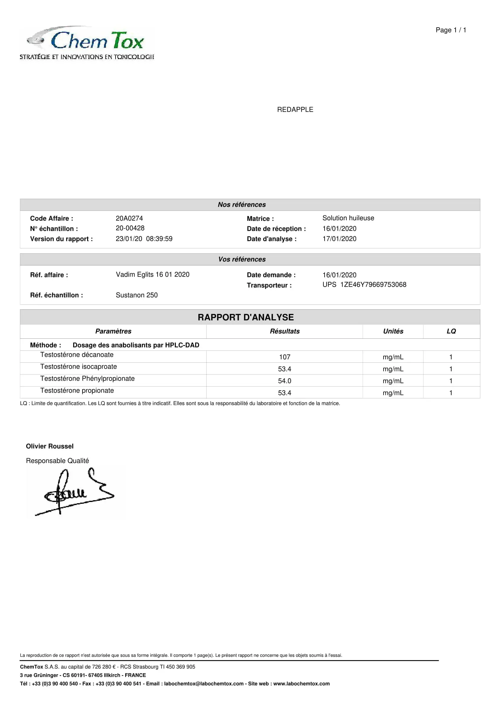 Sustanon 250 – Pharmaqo Labs - Imagen 4