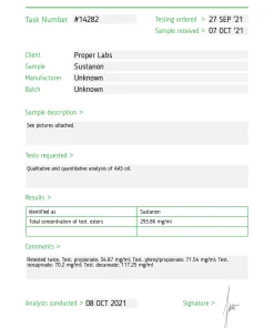Alternative view of Sustanon 250 – Proper Labs