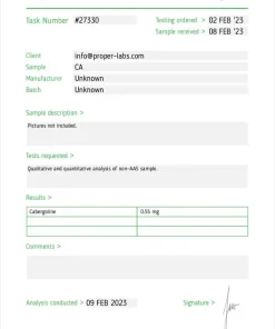 Alternative view of Cabaser – Proper Labs [50tab/0.5mg]