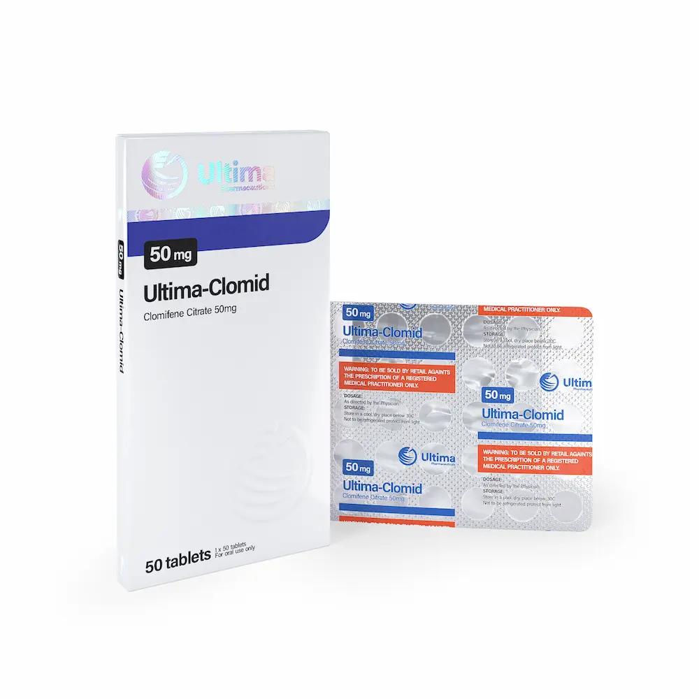 Ultima-Clomid 50mg/50tabs